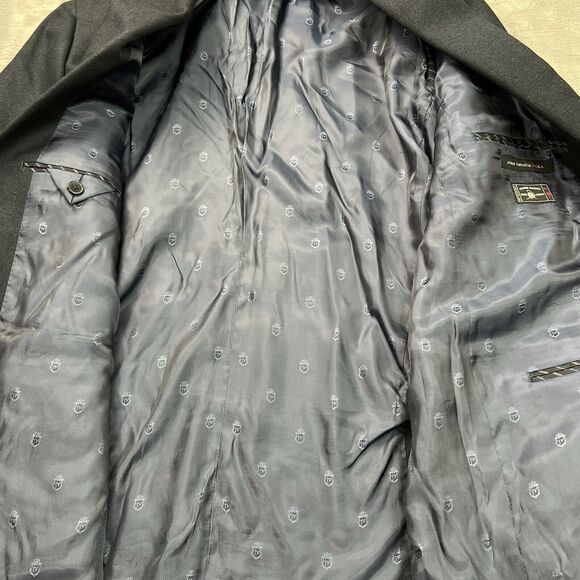 John Varvatos USA Blazer Mens 46R Gray Suit Jacket - Picture 8 of 10